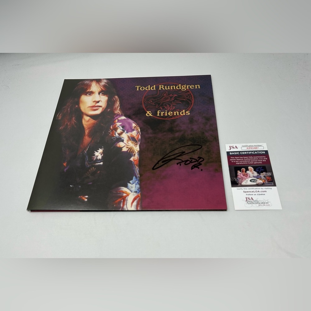 Todd Rundgren signed & Friends‎ Album JSA COA